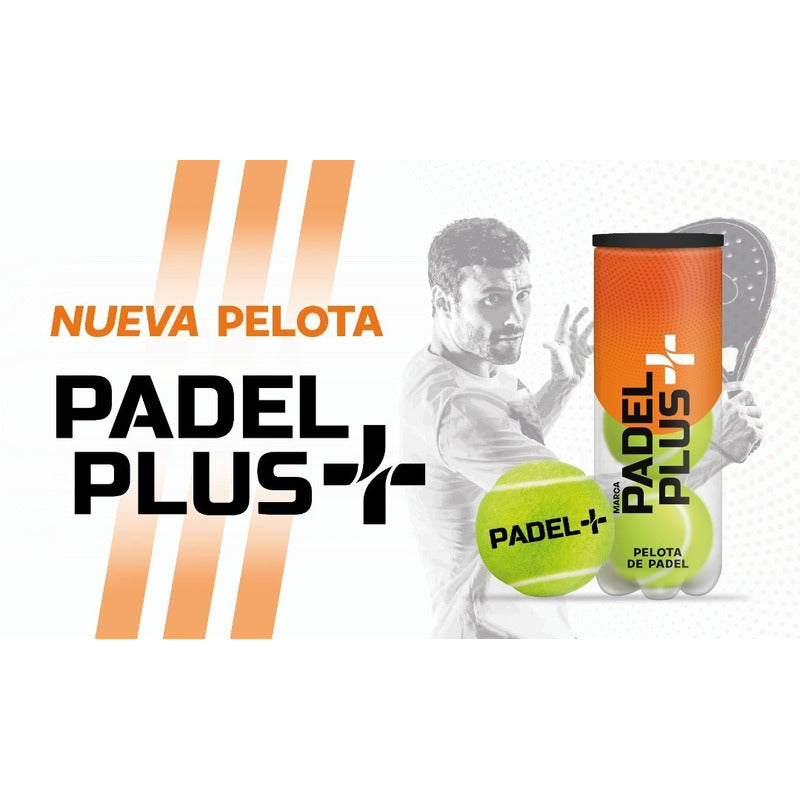 Pelota Padel Plus Rapida Presurizadas 24 Botes De 3 Pelotas Amarillo