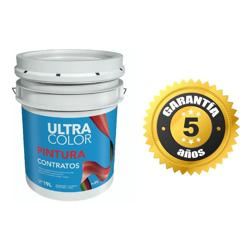 Cubeta De Pintura Vinilica Acrílica Lavable 19lt 5 Años