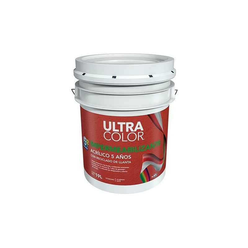 Cubeta De Impermeabilizante Acrilico Termico Eco 5 Años 19lt