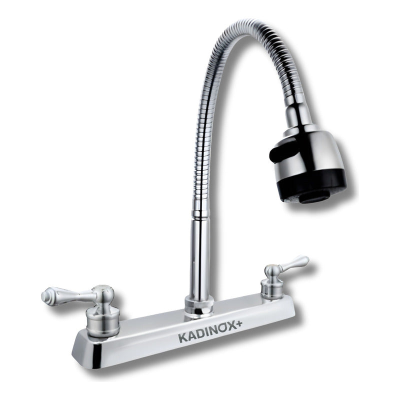 Fregadero Tarja Acero Inox De Empotrar 100x50cm C/kit Flexib