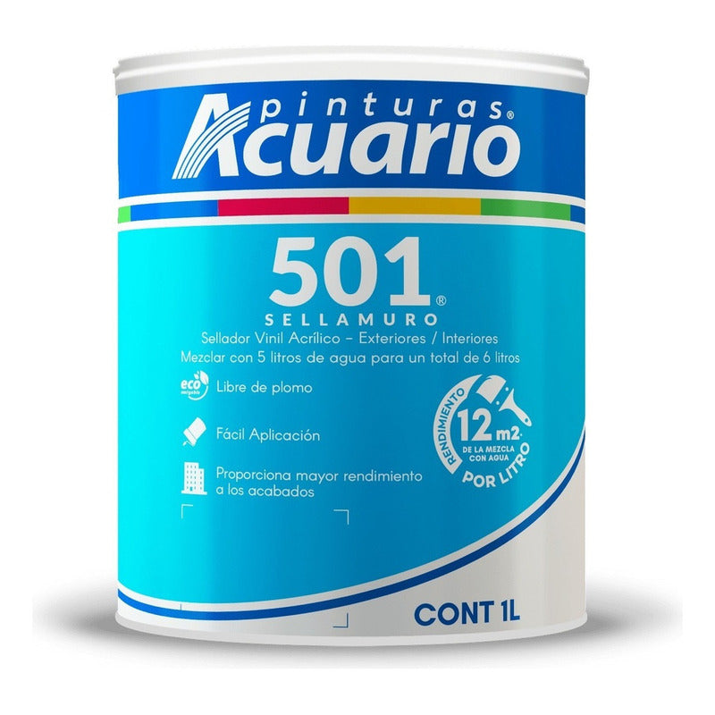 Sellador Vinílico 501 1 Litro Acuario Sa90610