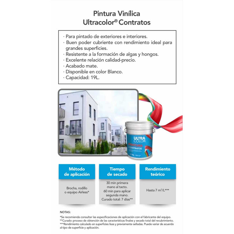Cubeta De Pintura Vinilica Acrílica Lavable 19lt 5 Años