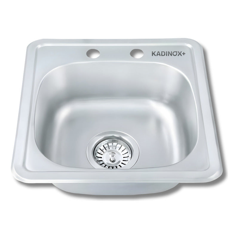Tarja Fregadero Empotrar De Acero Inoxidable Tipo Bar 38x38