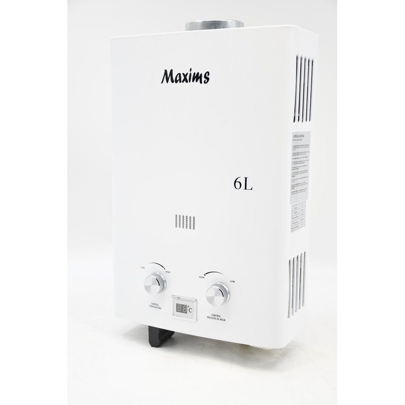 Calentador De Paso Instantáneo Agua Ahorrador Gas Glp/gn 6lt | KADINOX - KADINOX