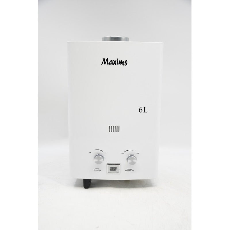 Calentador De Paso Instantáneo Agua Ahorrador Gas Glp/gn 6lt | KADINOX - KADINOX