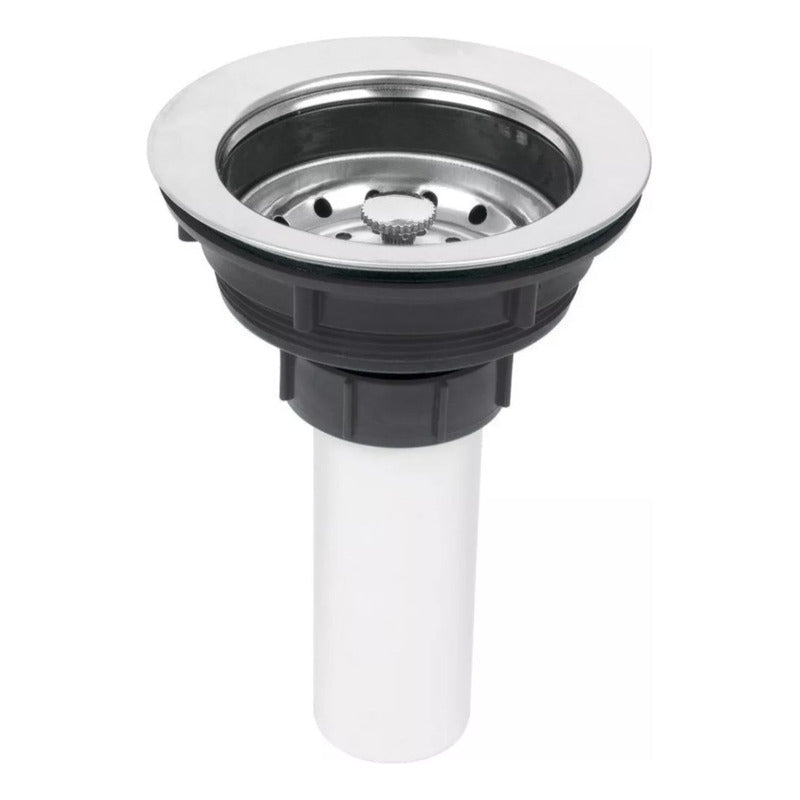Fregadero Tarja para Cocina Doble Tina de Acero Inoxidable 84x48 cm con Kit | KADINOX - KADINOX