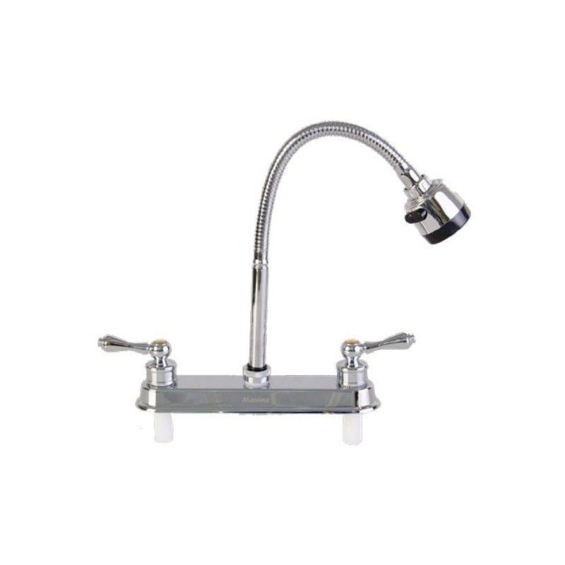 Fregadero Tarja para Cocina Doble Tina de Acero Inoxidable con Kit y Mezcladora Flexible | KADINOX - KADINOX