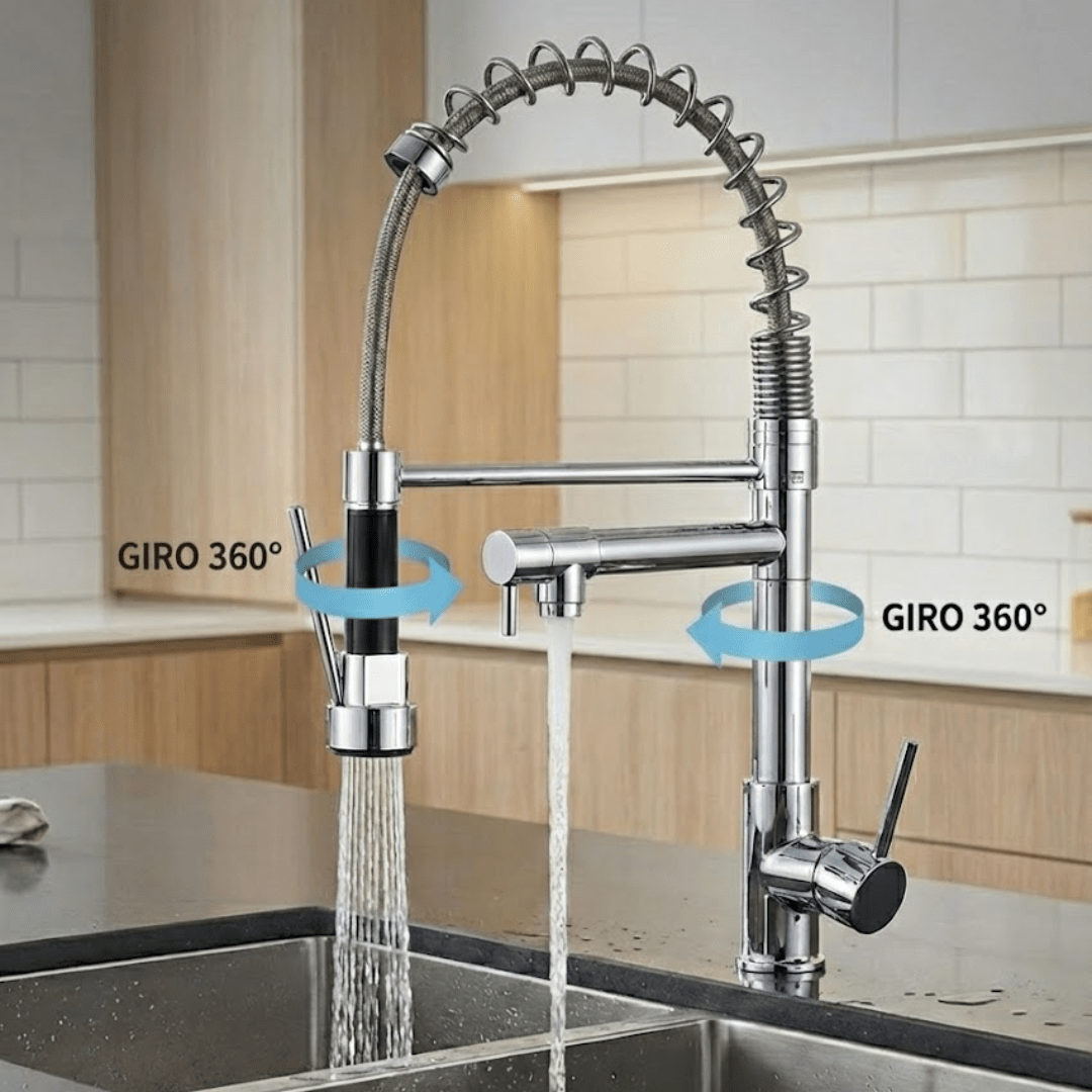 Fregadero Tarja para Cocina Doble Tina Submontar de Acero Inoxidable 82x47 cm Calibre 22 con Kit y Mezcladora 360° | KADINOX - KADINOX
