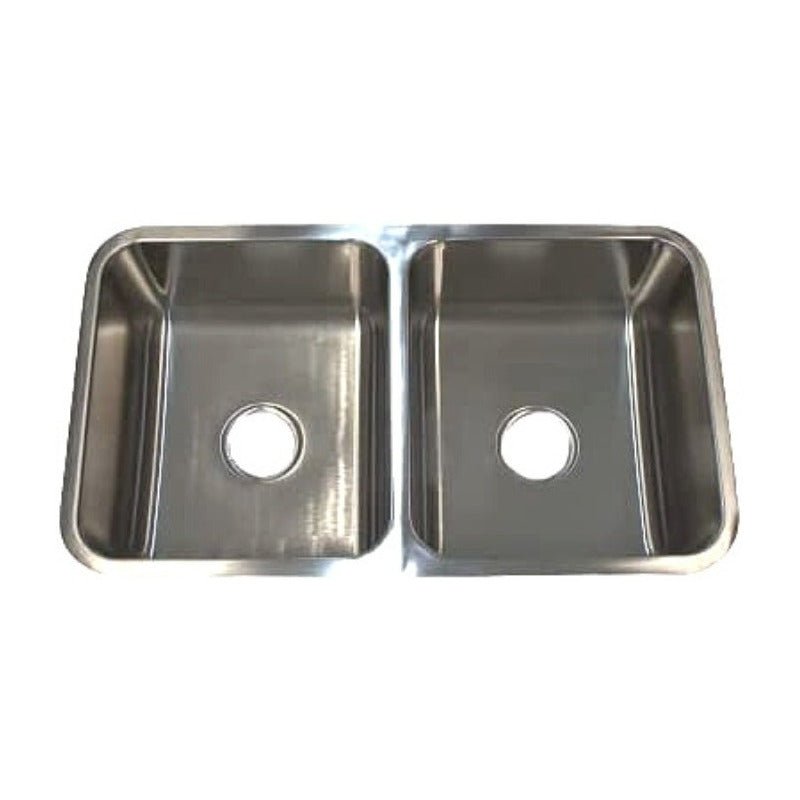Fregadero Tarja para Cocina Doble Tina Submontar de Acero Inoxidable Calibre 22 | KADINOX - KADINOX