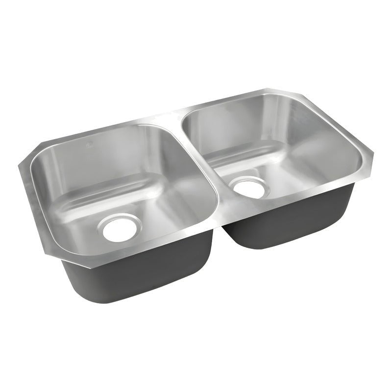 Fregadero Tarja para Cocina Doble Tina Submontar de Acero Inoxidable con Kit | KADINOX - KADINOX