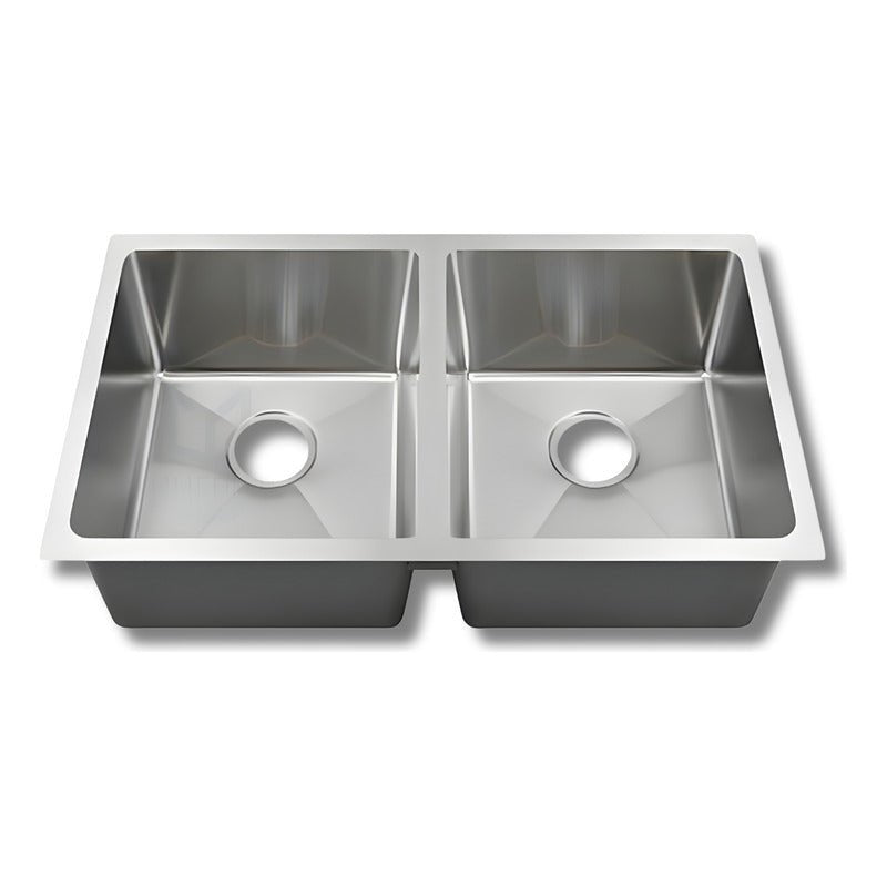 Fregadero Tarja para Cocina Doble Tina Submontar de Acero Inoxidable con Kit | KADINOX - KADINOX