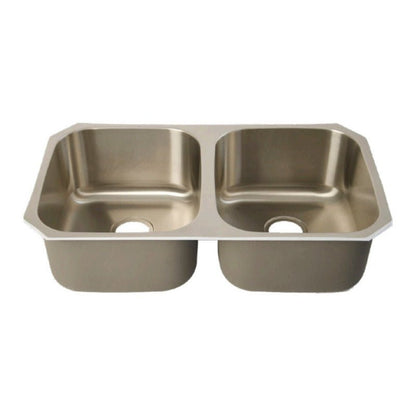 Fregadero Tarja para Cocina Doble Tina Submontar de Acero Inoxidable | KADINOX - KADINOX
