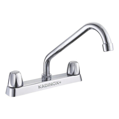 Fregadero Tarja para Cocina Empotrable con Escurridor de Trastes. Acero Inoxidable 80x50 cm con Kit y Mezcladora Fijo| KADINOX - KADINOX