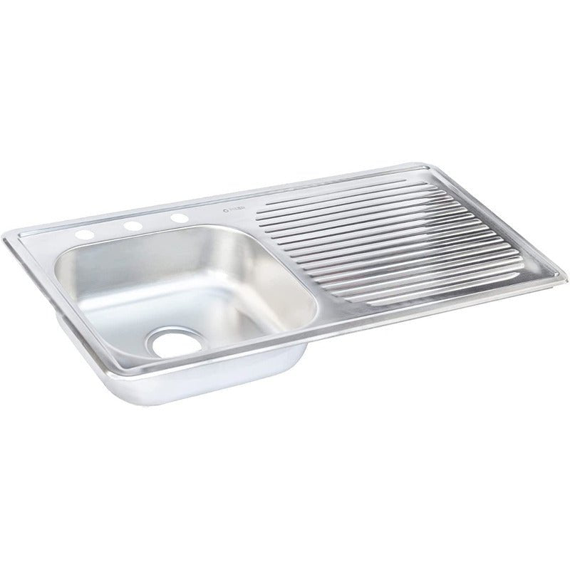 Fregadero Tarja para Cocina Empotrable de Acero Inoxidable 100x50 cm | KADINOX - KADINOX
