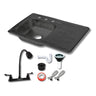 Fregadero Tarja para Cocina Empotrable de Acero Inoxidable 80x50 cm con Kit | KADINOX