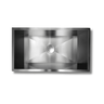 Fregadero Tarja para Cocina Una Tina Submontar de Acero Inoxidable 80x45 cm Color Plateado | KADINOX