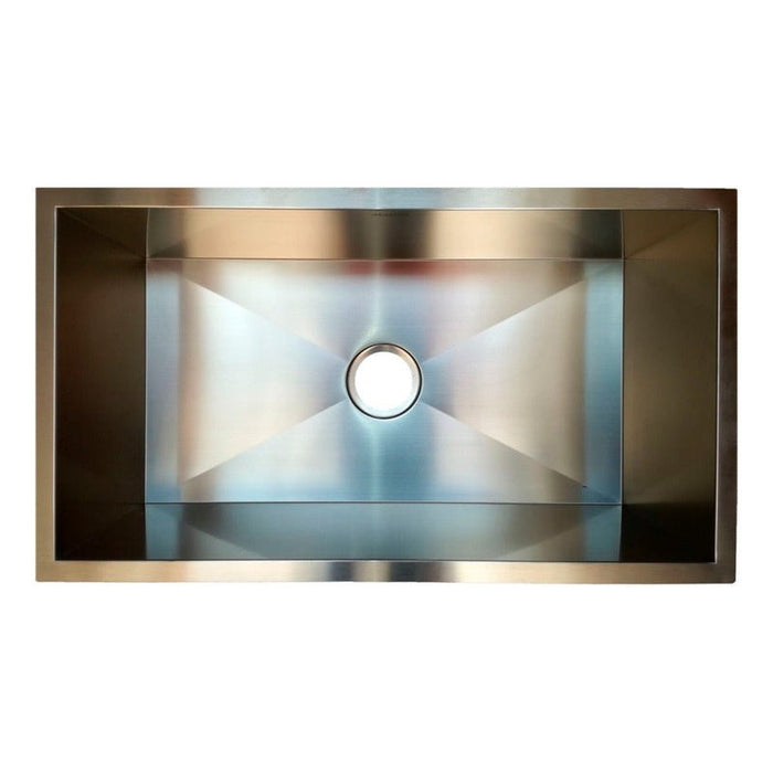 Fregadero Tarja para Cocina Una Tina Submontar de Acero Inoxidable 81x45 cm Calibre 18 con Mezcladora Premium | KADINOX - KADINOX