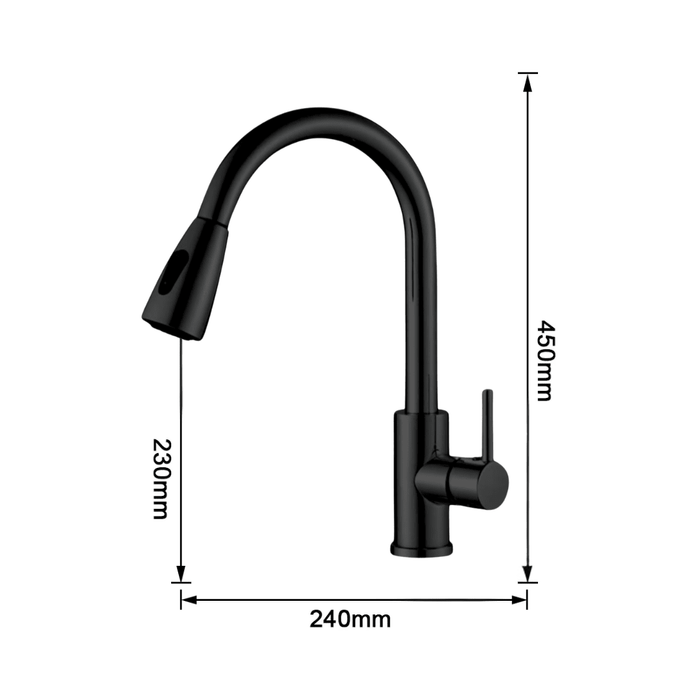 Fregadero Tarja para Cocina Una Tina Submontar o Sobreponer de Acero Inoxidable Color Negro 59x45 cm con Kit y Mezcladora Premium Negra | KADINOX - KADINOX