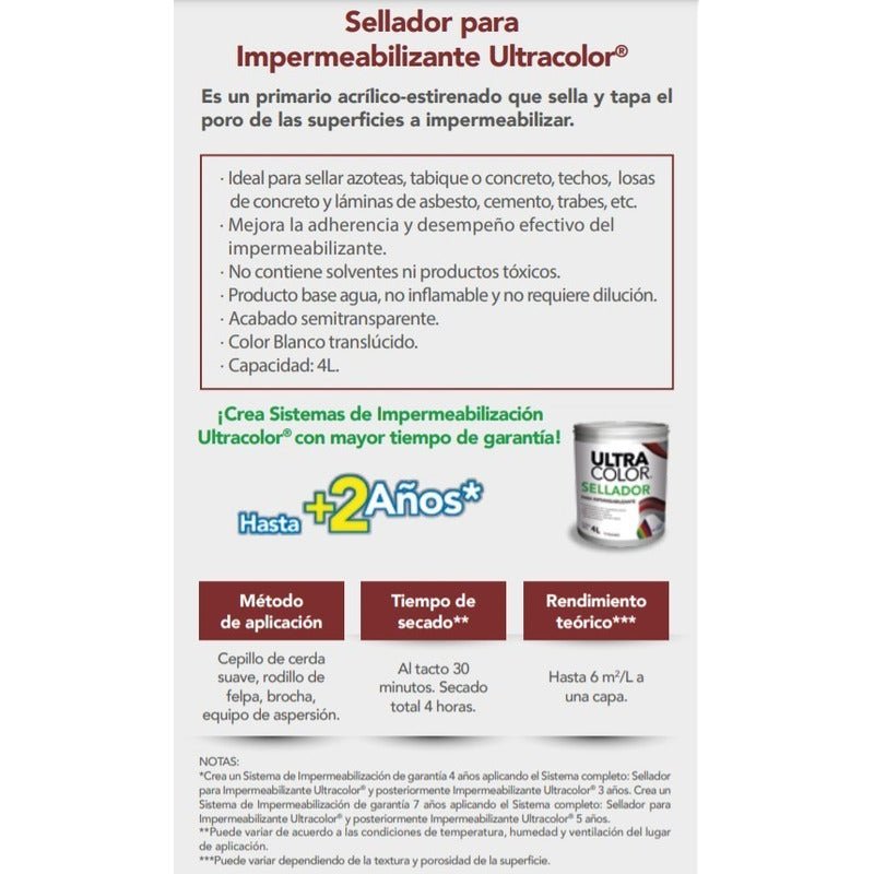 Impermeabilizante para Techo 4 Litros | KADINOX - KADINOX