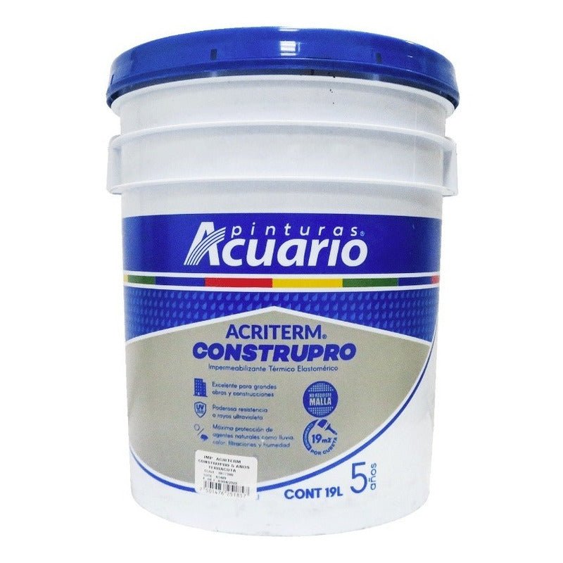 Impermeabilizante para Techo Acriterm 5 Años 19 Litros | KADINOX - KADINOX
