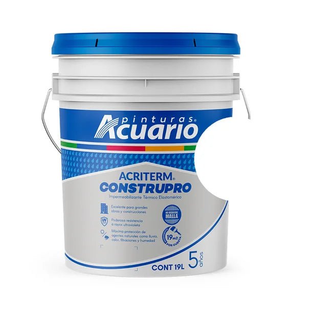 Impermeabilizante para Techo Acriterm 5 Años 19 Litros | KADINOX - KADINOX