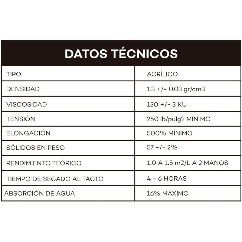Impermeabilizante para Techo Acuaflex Elastomérico 10 Años 19 Litros | KADINOX - KADINOX