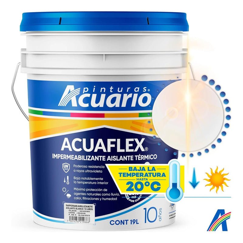 Impermeabilizante para Techo Acuaflex Térmico 10 Años | KADINOX - KADINOX