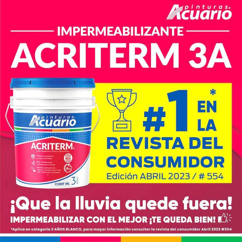 Impermeabilizante para Techo Acuario 3 Años 19 Litros | KADINOX - KADINOX