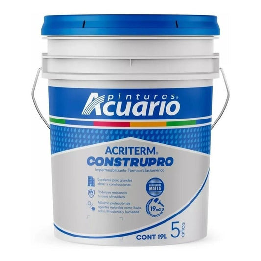 Impermeabilizante para Techo Acuario Fibratado 5 Años 19 Litros | KADINOX - KADINOX