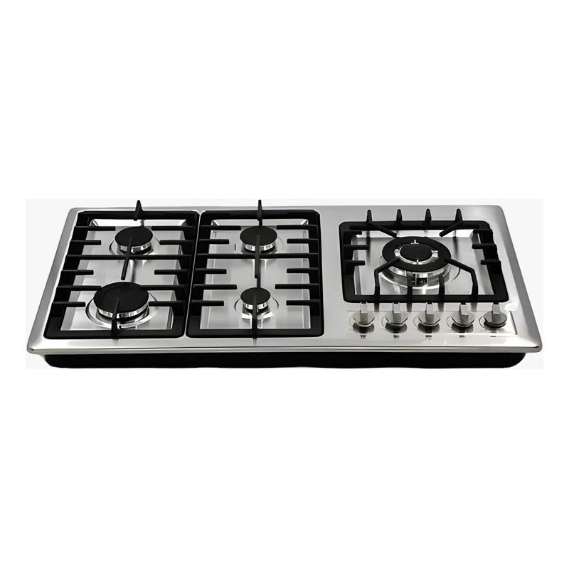 Parrilla de Gas 5 Quemadores Acero Inoxidable | KADINOX - KADINOX