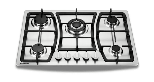 Parrilla de Gas 5 Quemadores Acero Inoxidable | KADINOX - KADINOX