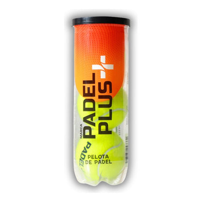Pelotas Padel Plus Presurizadas Rapidas 1 Bote De 3 Pelotas | KADINOX - KADINOX