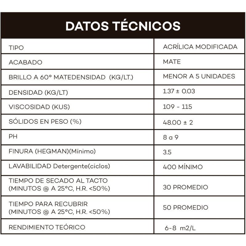 Pintura Vinílica Acrílica Lavable 1 Litros | KADINOX - KADINOX