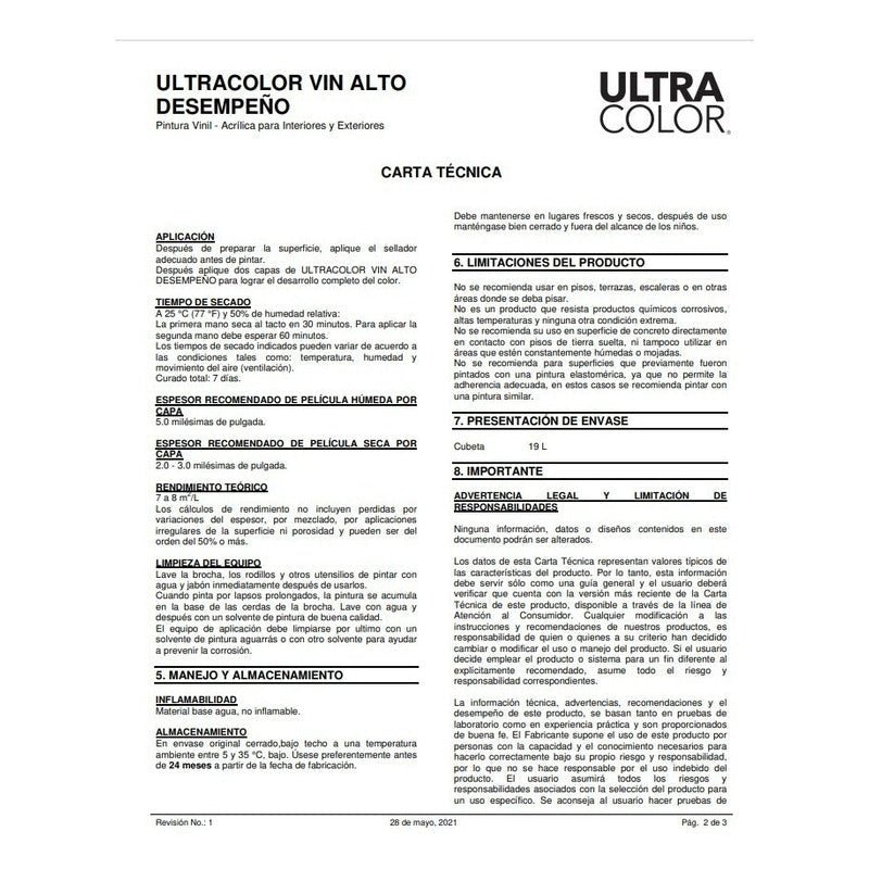 Pintura Vinílica Acrílica Lavable 10 Años 19 Litros | KADINOX - KADINOX