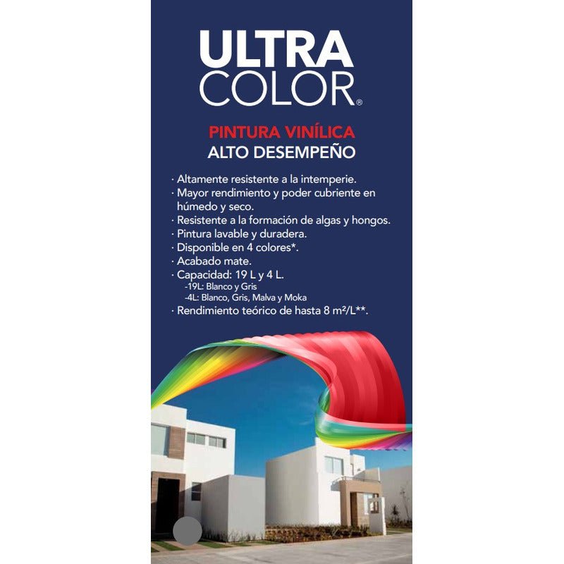 Pintura Vinílica Acrílica Lavable 10 Años 4 Litros | KADINOX - KADINOX