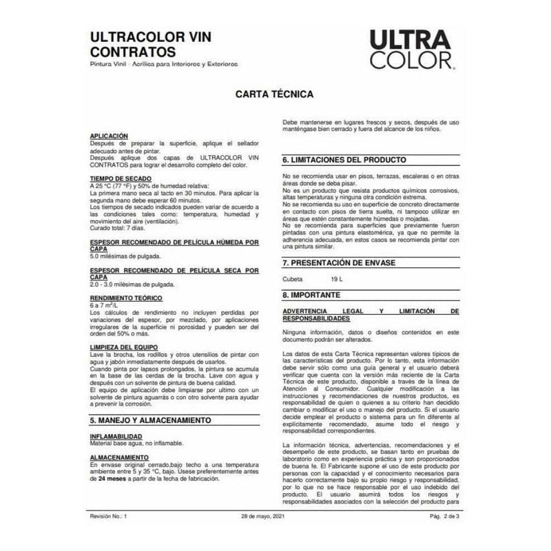 Pintura Vinílica Acrílica Lavable 5 Años 19 Litros | KADINOX - KADINOX