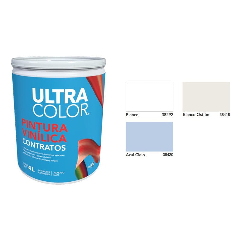 Pintura Vinílica Acrílica Lavable 5 Años 4 Litros | KADINOX - KADINOX