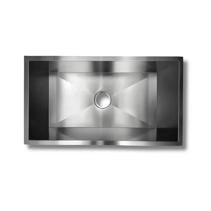 Tarja de Lujo para Cocina 1 Tina 80x45 cm Acero Inoxidable Cal.18 Mezcladora 360° | KADINOX PRO - KADINOX