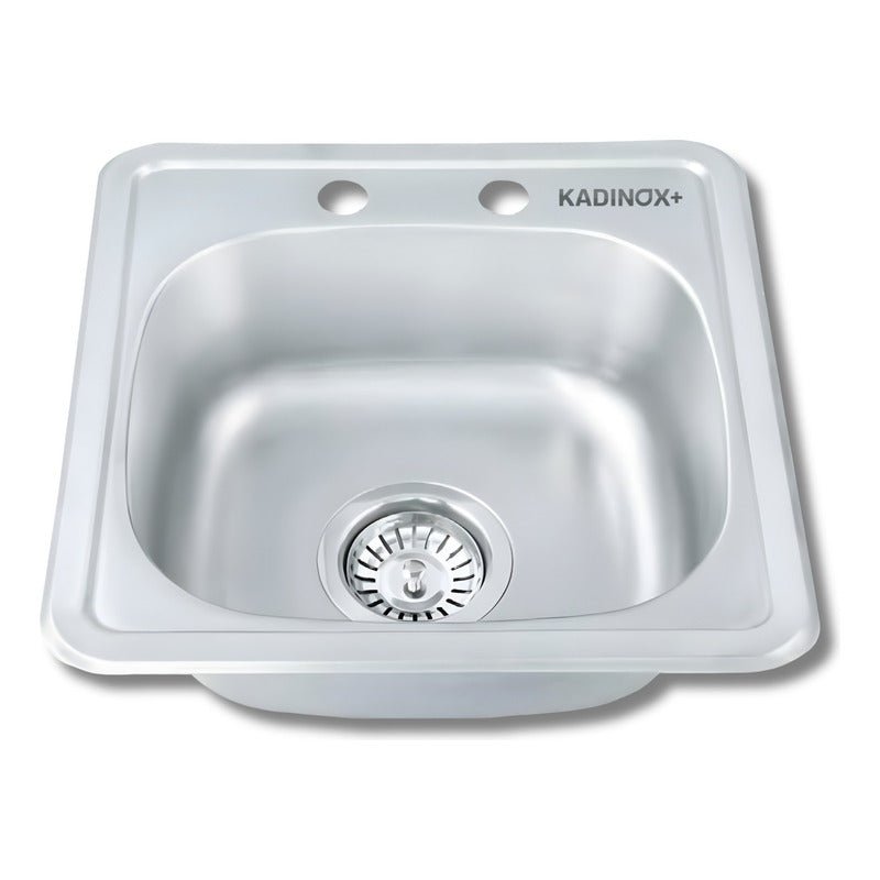 Tarja Tipo Bar para Cocina de Acero Inoxidable 38x38 cm | KADINOX - KADINOX