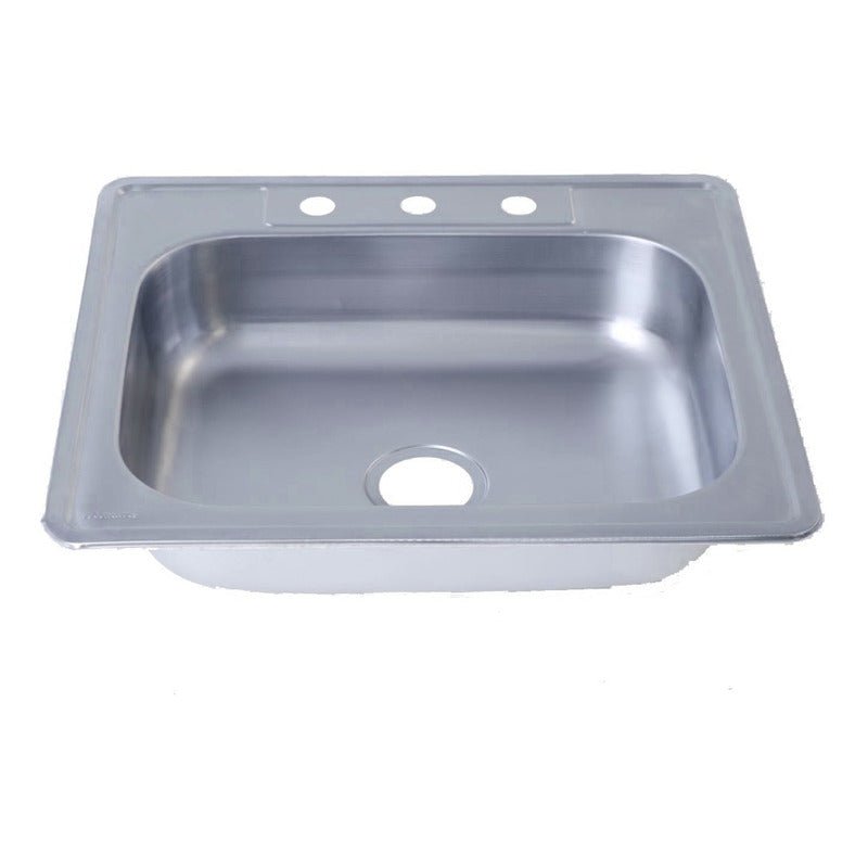 Tarja Tipo Bar para Cocina de Acero Inoxidable 64x59 cm | KADINOX - KADINOX