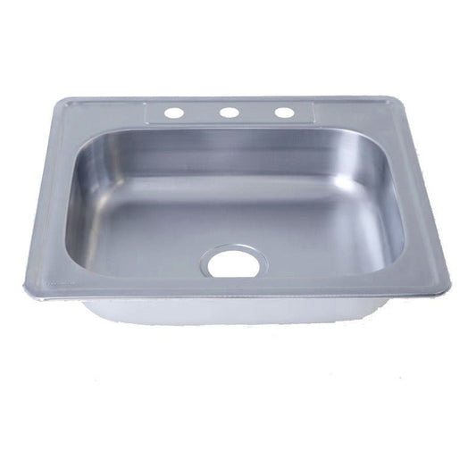 Tarja Tipo Bar para Cocina de Acero Inoxidable 64x59 cm | KADINOX - KADINOX